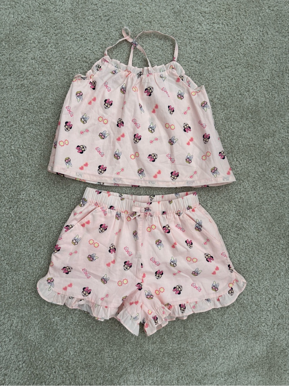 Janie and Jack x Disney Minnie Daisy 2-Piece Set Size 8 NWT